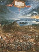Albrecht Altdorfer the battle of lssus oil painting